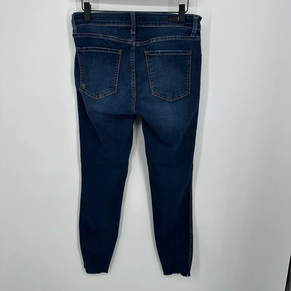 Kut from the Kloth Women's Skinny Jeans‎ Distressed Hem Size 6